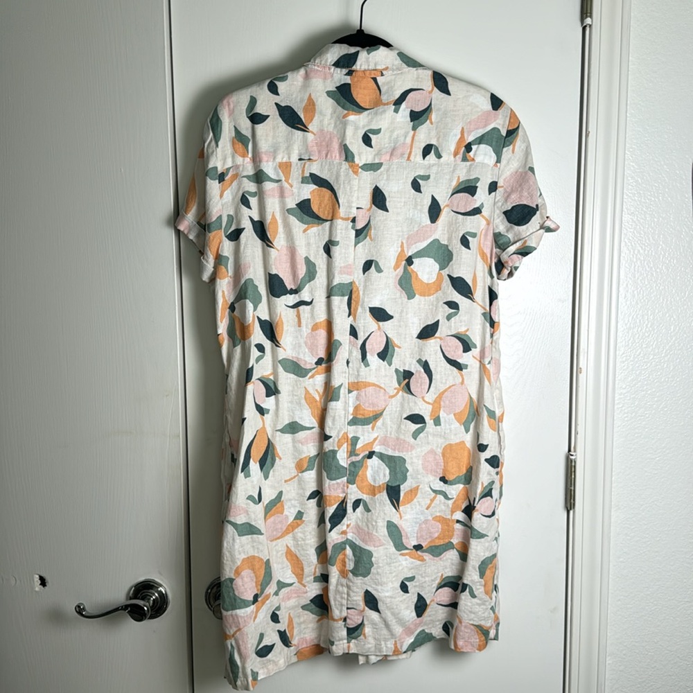 Rachel Zoe 100% Linen button down dress, size large - Picture 3 of 5